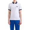 Emporio Armani Мужская футболка-поло с цифровым принтом букв Белый 3DPF20-PJ03Z-1100