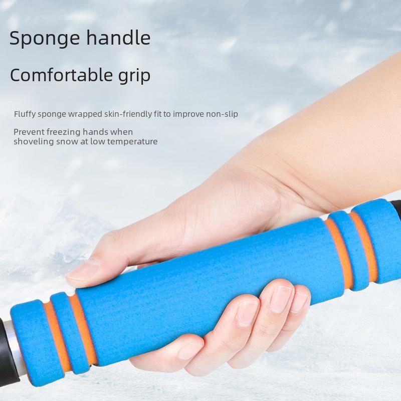 Комплект для уборки снега с автомобиля: Лопата, щетка и скребок для льда и инея