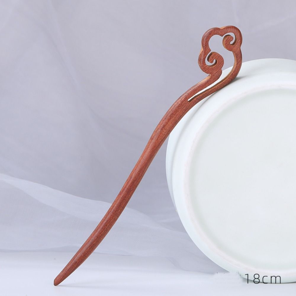 Red Sandalwood Wooden Hairpin Chinese Style Hair Sticks New Hair Clips Women