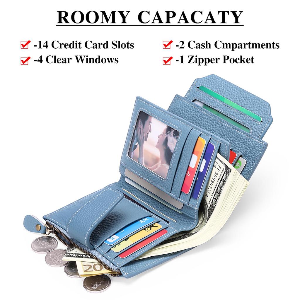 Женский короткий кошелек из натуральной кожи с узором «Личи», многофункциональный кошелек для монет и держатель водительского удостоверения