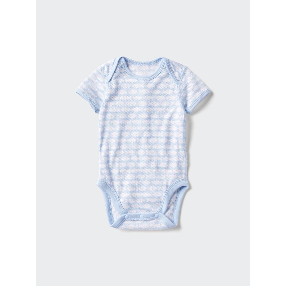Uniqlo Японский хлопковый сетчатый боди