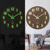 Bedroom Luminous Wall Clock Inch Night Light Nordic Home