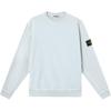Logo Badge Crewneck Sweatshirt Men Sweatshirt Sky-Blue K1S1561000-20S0060-V0141