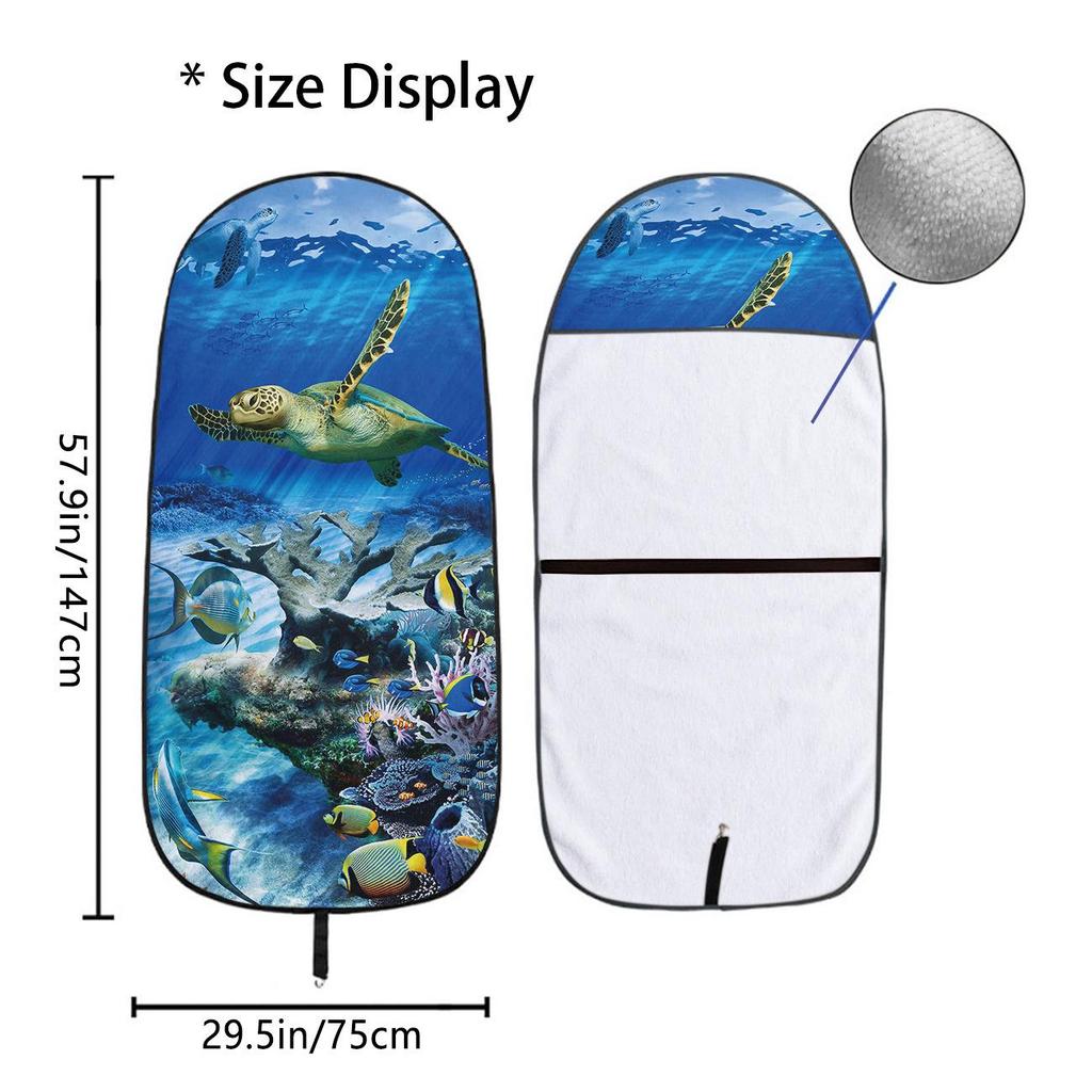 Universal Car Seat Towel Cover: All-Season Front Seat Protector for Gym and Workout