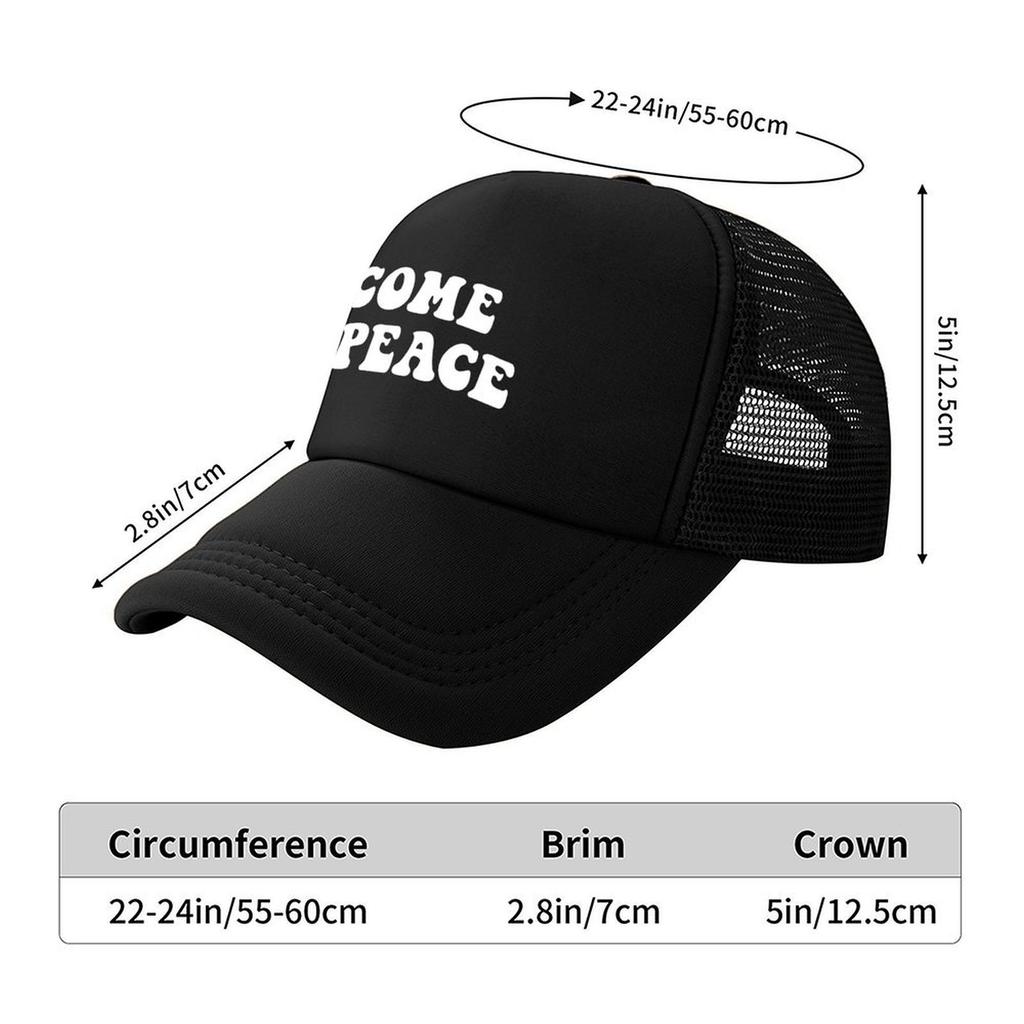 I Come in Peace Im Peace Couple Matching Gift Baseball Cap Hat Man Luxury Hood Luxury Hat Girl Mens
