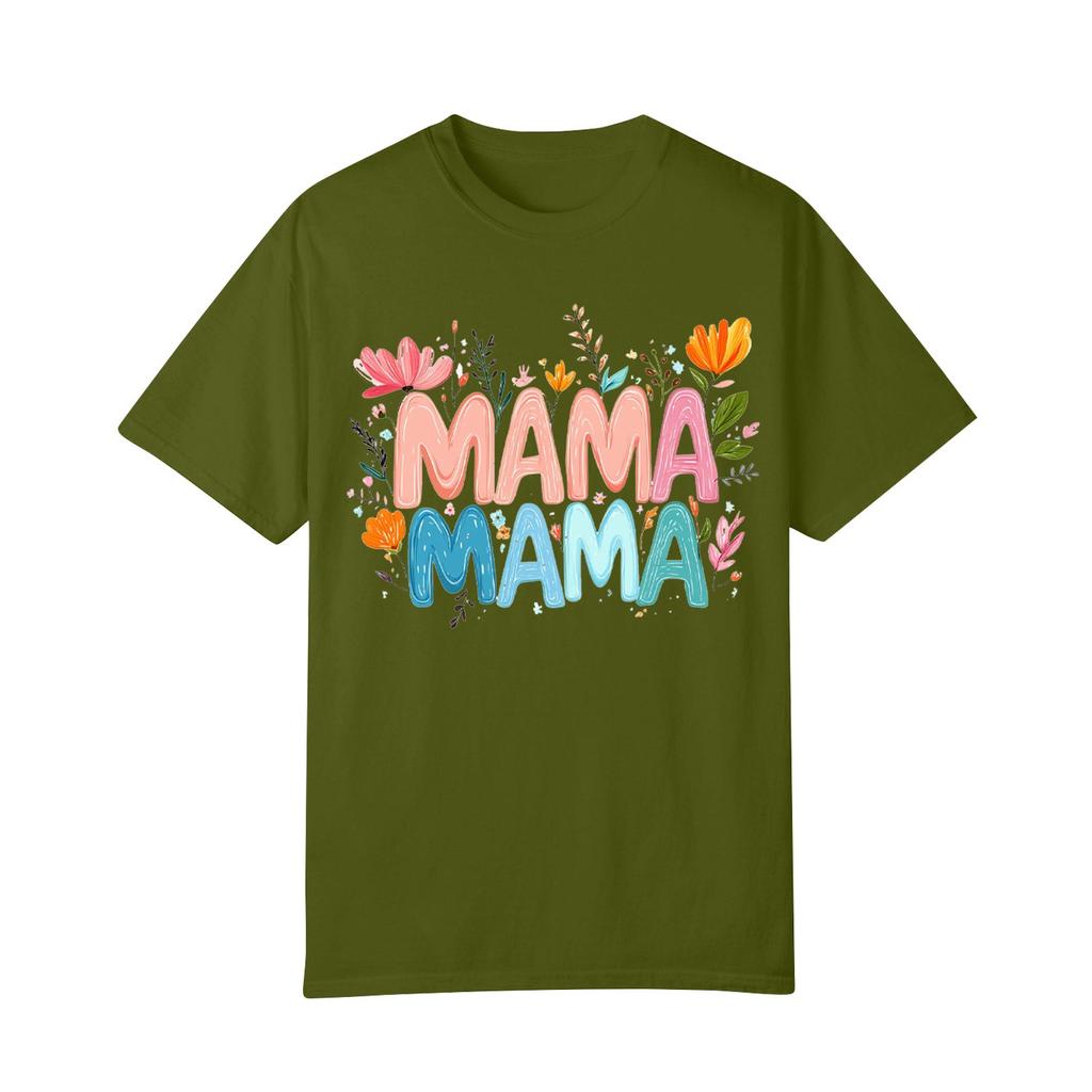 Женская повседневная футболка с круглым вырезом и короткими рукавами с принтом