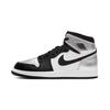 Air 1 Retro High OG PS Silver Toe Kids Sneakers Black Metallic-Silver White CU0449-001