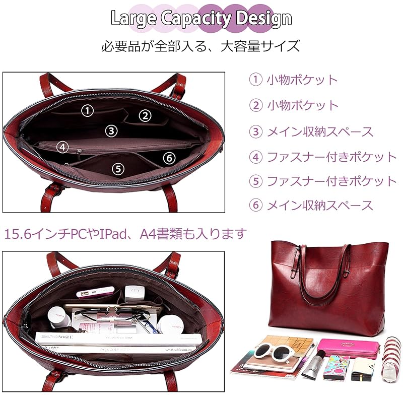 [Tenvery] сумка-тоут на плечо A4 совместимая женская большая вместимость легкая сумка на плечо с застежкой-молнией Популярность женская езда на работу По дороге в школу Работа