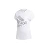 Adidas Training Sports Round Neck Short Sleeve T-Shirt Women Tops White EB4501