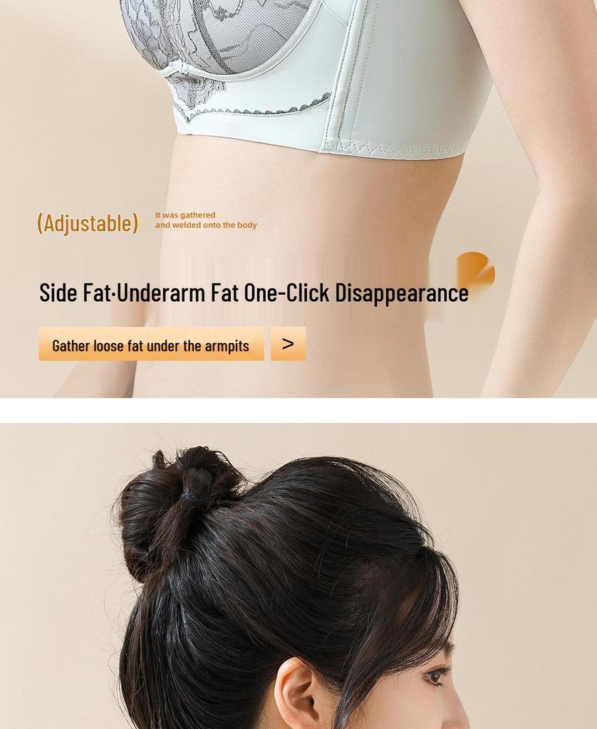 Кружевной бюстгальтер пуш-ап для женщин - Сексуальный, Удобный, Высокая боковая поддержка, Регулируемая посадка с массажным эффектом