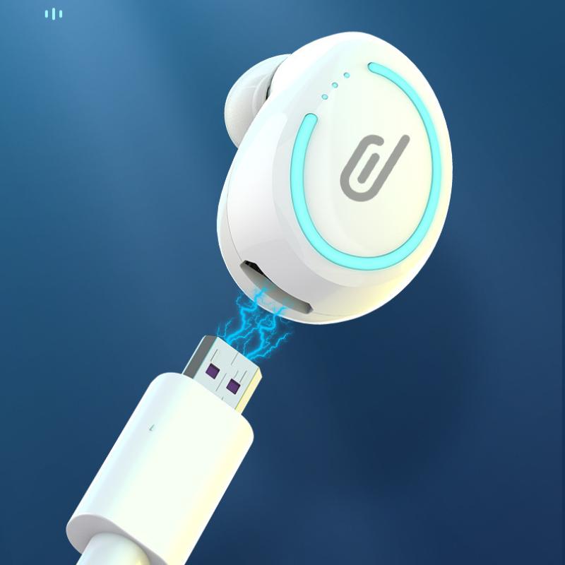 Мини Bluetooth-наушники-вкладыши Беспроводные наушники с длительным сроком службы Невидимые наушники для сна с функцией шумоподавления