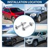 No.06508486AA/6508486AA Rear Toe Link Alignment Bolts for Dodge Durango 2011-2023 for Jeep Grand Cherokee WK 2016-2017 2022/ Rear/Durable Metal