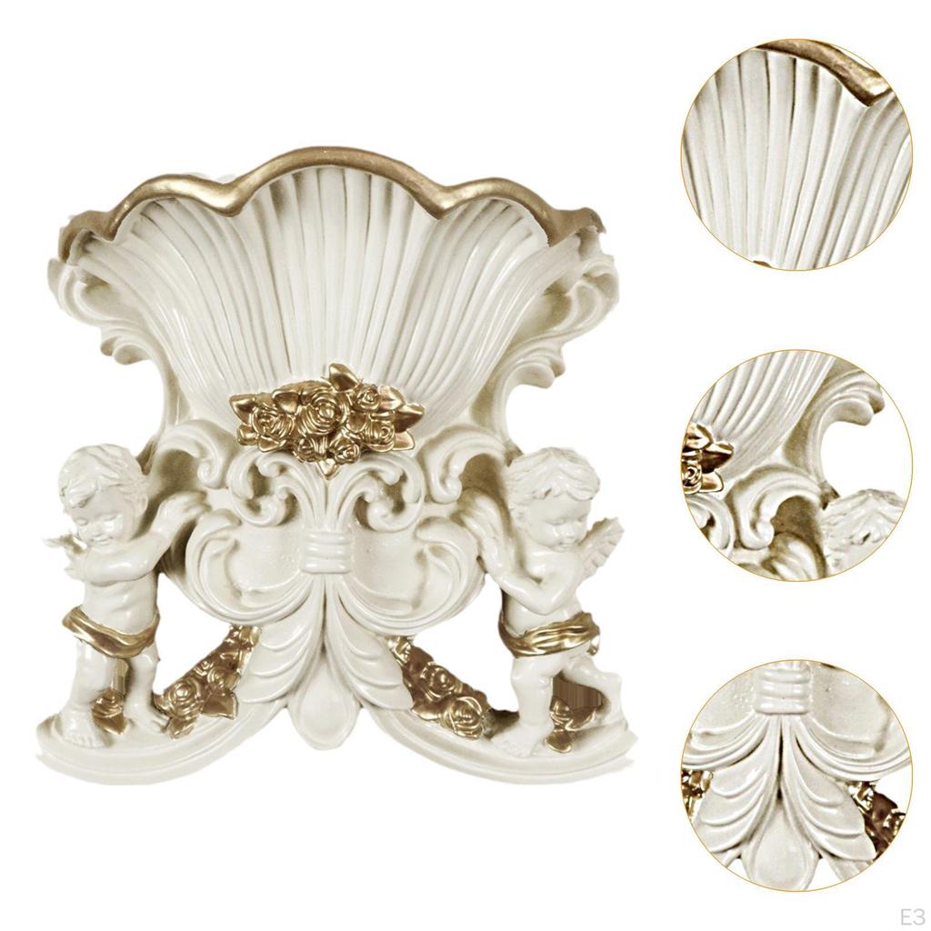 Angel Vase Wall Sculpture for Floral Display In Living Area