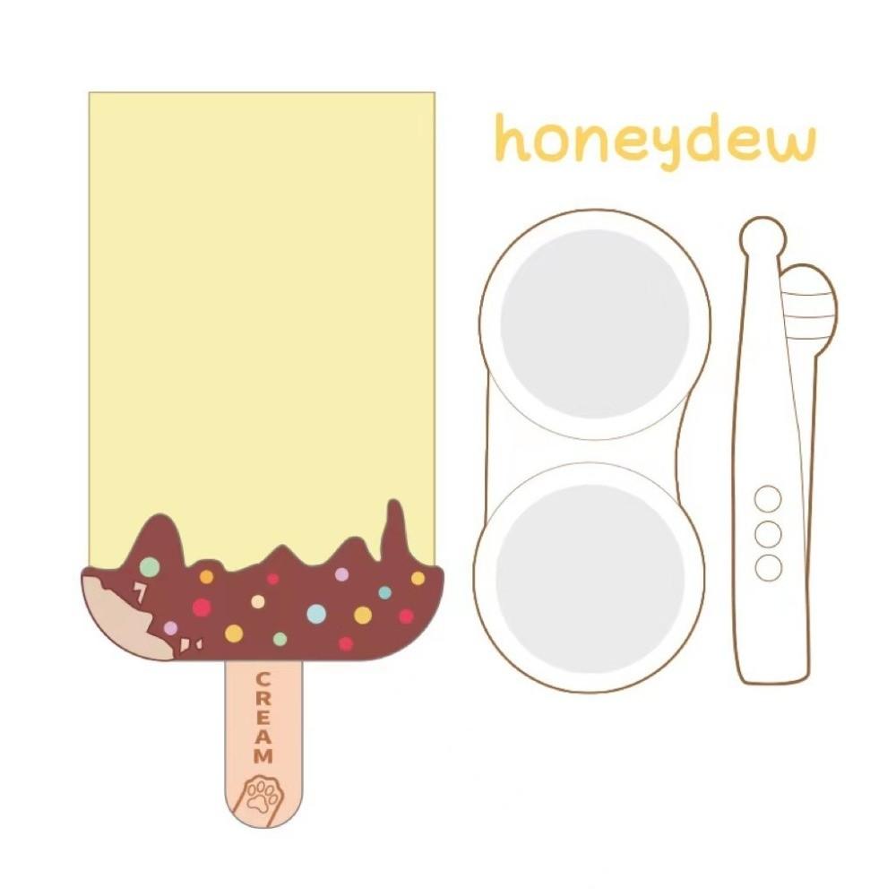 Ice Cream Style Contact Lens Case Leak-Proof Contact Lenses Case Contact Lens Box for Travel