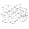 20pcs Silver Stainless Steel Charms for Making Choker Necklace