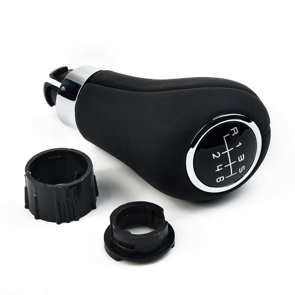 Ручка переключения передач автомобиля, рычаг переключения передач, 6-ступенчатый рычаг ручного переключения передач для Mercedes, Benz, C-Class, W203, W204, W209, черная, с ПУ-строчкой