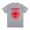 Men's & Women's New T‑Shirt with The Offspring Flame Skull Punk Band Graphic Print Women And Men T-shirt
