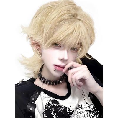 Парик Sofeiyan Wolf Mullet Wolf Длинный стильный слой Красивый натуральный маленький лик Одежда Harajuku Makeover Косплей Полный парик Черный парик Косплей унисекс