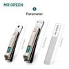 MR.GREEN Nail Clippers Curved Blades Fingernail Cut Nippers Manicure Scissors Stainless Steel Pedicure Tools