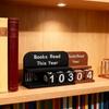 Книжная полка с 3D-печатью, Декор, Годовой счетчик прочитанного, Счетчик прочитанного с числовыми квадратами, Персонализированный счетчик прочитанного