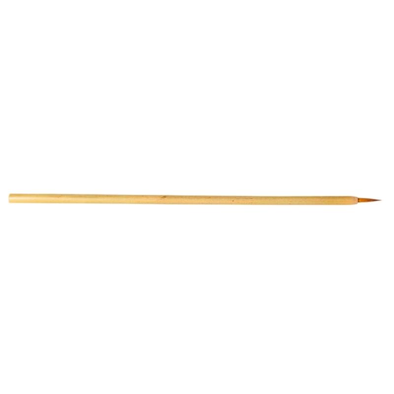 Underglaze Application Brush Detailed Pottery Design Ergonomic Wood Shaft for Ceramic Coloring and Delicate Line Work
