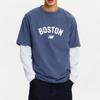 New Balance Футболка унисекс Boston с коротким рукавом Bb Nbnee2s031 49 59