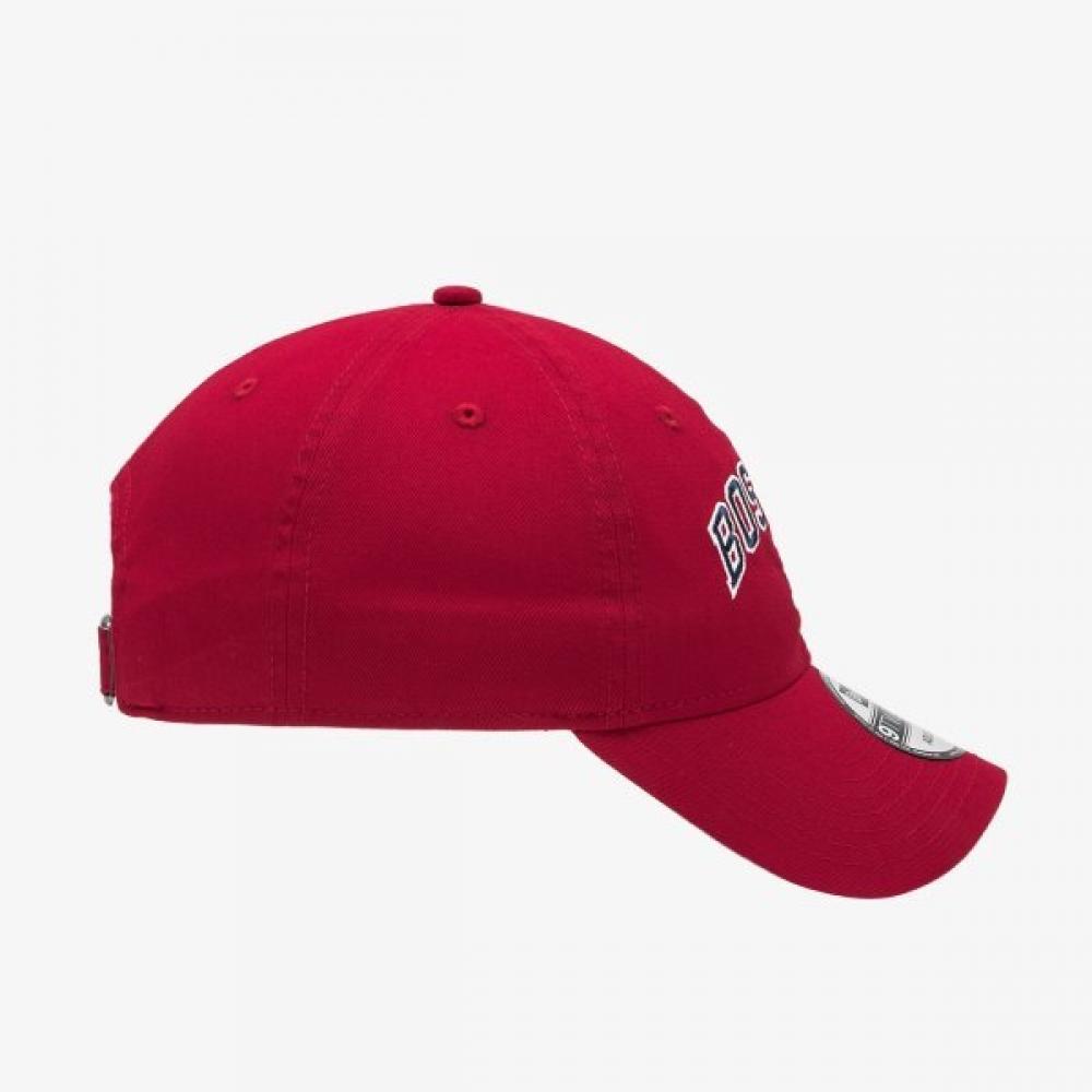 Кепка New Era Boston Red Sox с изогнутым козырьком, без структуры, цвет алый 14561907