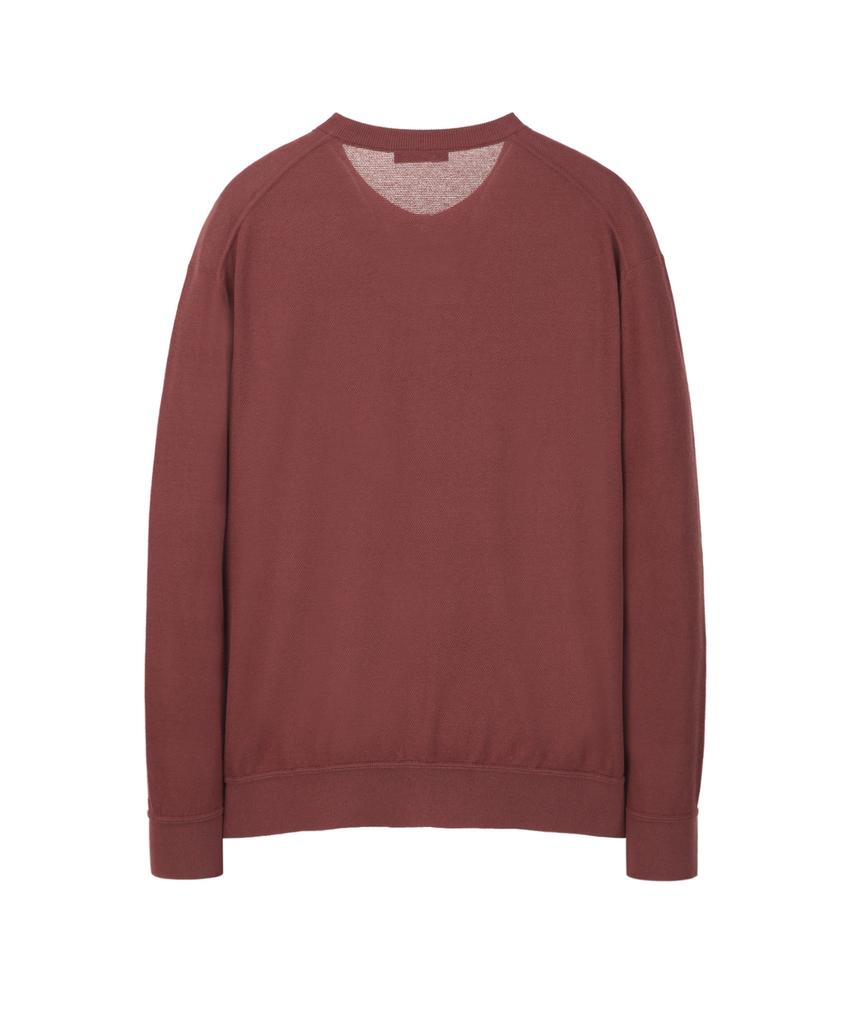 Jillstuart Newyork Men Cotton Lean Crew Neck Cardigan - Brown (Jnsw6B507W2)