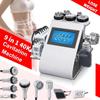 New 9 In 1 Ultrasonic 40K Cavitation Vacuum Fat Loss Body Shaping Machine Remove Wrinkle RF Beauty Device Home Use