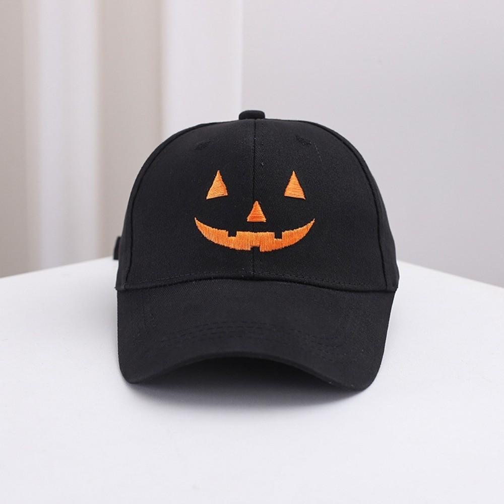 UV Protection Halloween Baseball Cap Lightweight Sunshade Cap Fashion Pumpkin Embroidery Hat Party