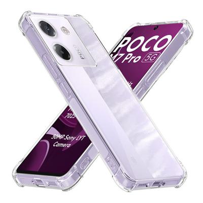 Для Xiaomi Poco M7 Pro M7Pro Чехол Прозрачный Силиконовый Мягкий Чехол Для Телефона PocoM7Pro M 7 5G Funda Прозрачный Ударопрочный Чехол Подушки Безопасности