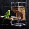 Finch Easy To Install Acrylic Parakeet Dispenser Cage Accessories Parrot Feeding Bowl Bird Feeders