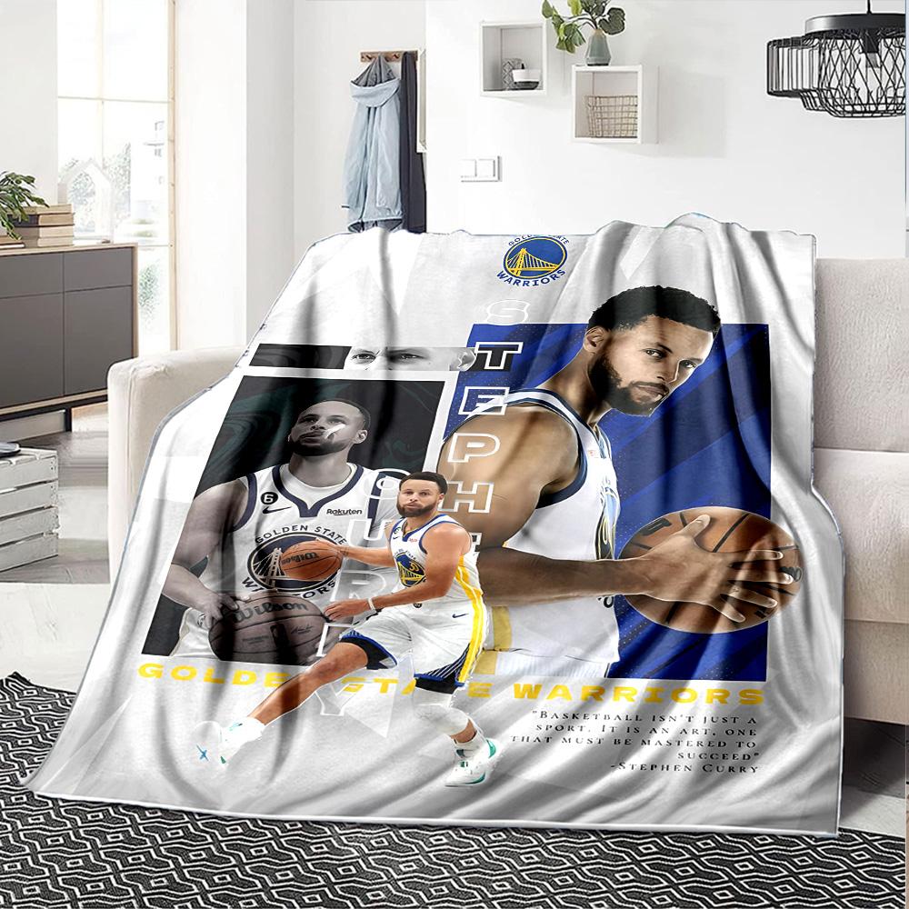 Golden State Warriors Blanket Soft & Cozy Suitable for Livingroom Office Seaside for All Seasons Stylish Decor