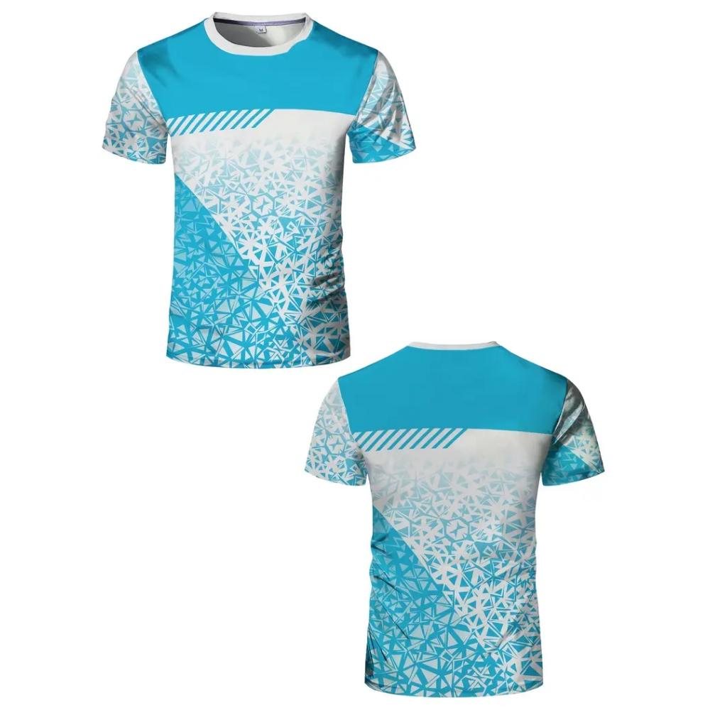 Gym Man T Shirt Geometric Color Blocks Printing Sports Gym Short Sleeve Tees Quick Drying Running Men Oversized Clothing