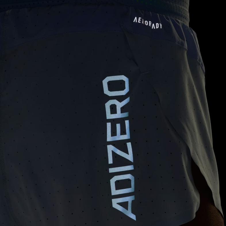adidas Женские беговые шорты с разрезами Adizero Wonder Blue IK4368