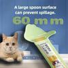 Ложка для кормления кошек в полосках, дозатор влажного корма для кошек, набор ложек для кормления кошек, мультяшная кормушка с различными полосками