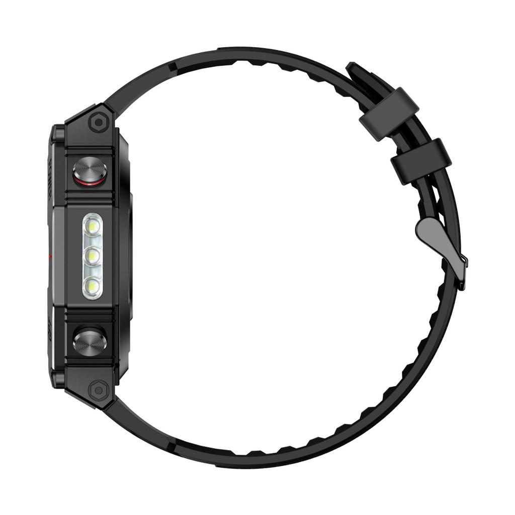 Умный браслет Rainbuvvy KC91 с GPS 1,39-дюймовый TFT 360x360 BLE5.3 GPT 3ATM Водонепроницаемый 530 мАч Bluetooth-звонок Фонарик Android Смарт-часы