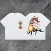 Официальный мерч Travis Scott Utopia Tour Мужская хлопковая уличная футболка Свободный крой Повседневная футболка