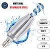 High Quality Pressure Washer Turbo Nozzle Hot and Cold Water Rotating Nozzle 1/4 Inch Quick Connect, Orifice 3.0, 3600 PSI
