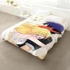 Anime Nisekoi False Love Throw Flannel Throw Blanket: Soft Kid-Friendly Warm Anti-Static All Season Washable Couch Bed Home