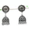 Серебряные серьги в индийском стиле Джумки с драгоценным камнем в племенном стиле Бали 1,77 дюйма T0L30