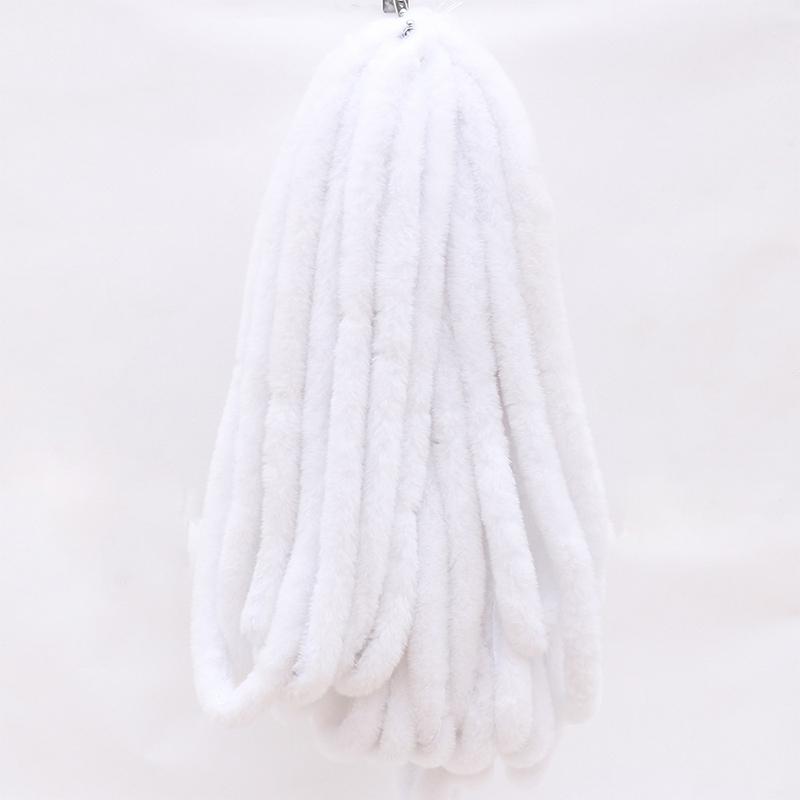 1 м искусственный мех, имитация меха кролика выдры, полоски из кроличьего меха, Рождественский костюм, планка, манжеты, аксессуары, плюшевые полоски