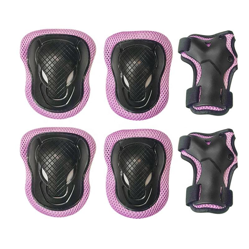 EN14120 Standard Children's Roller Skating Safety Kit Flexible PP Strong Shell Helmet Knee Pads Elbow Pads Protector