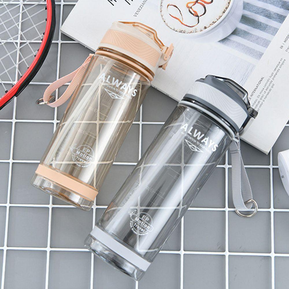 800ml Portable Plastic BPA Free Men Drinkware with Straw Sports Water Bottle Drinking Bottle
