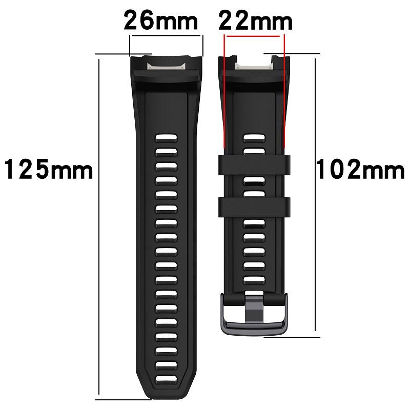 22MM 26MM For Garmin Instinct 2X Solar Wristband Quickfit Silicone Wacth Band