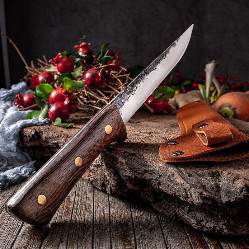 Нож для обвалки из нержавеющей стали Нож мясника Тесак Нож для рыбы Кухонный нож Нож шеф-повара Нож для филе Инструмент для резки