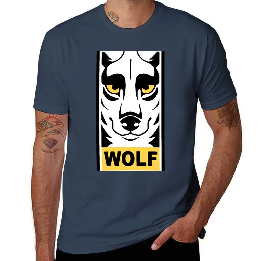 Wolf Tshirt Functional Casual Short Sleeve Tee