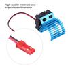 Heat Sink With Cooling Fan for 110 Scale Electric RC Car 380  390 Motor (Blue)