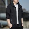 Весеннее новое мужское пальто, тренд весны и осени, тонкий плащ с капюшоном, мужская спортивная повседневная куртка, мужской стиль