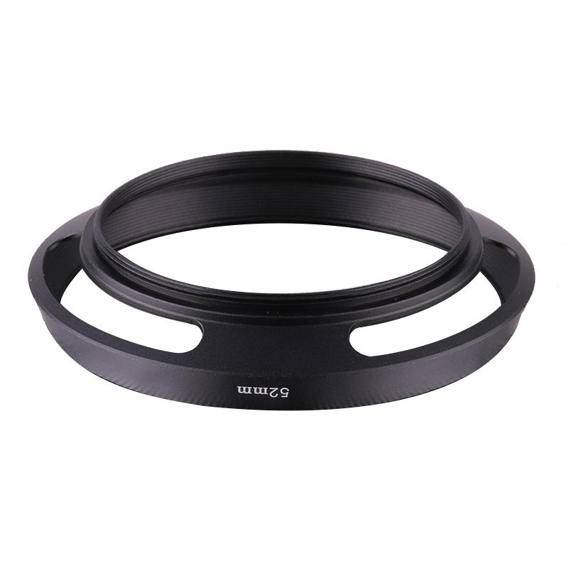 Camera Metal Lens Hood Vented Wide-angle 37mm 39mm 40.5mm 43mm 46mm 49mm 52mm 55mm Screw-in Lente Protect For Canon Nikon Leica
